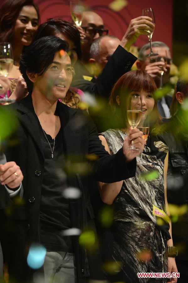 Charlene Choi, Ekin Cheng attend premiere of new movie 'My Sassy Hubby'