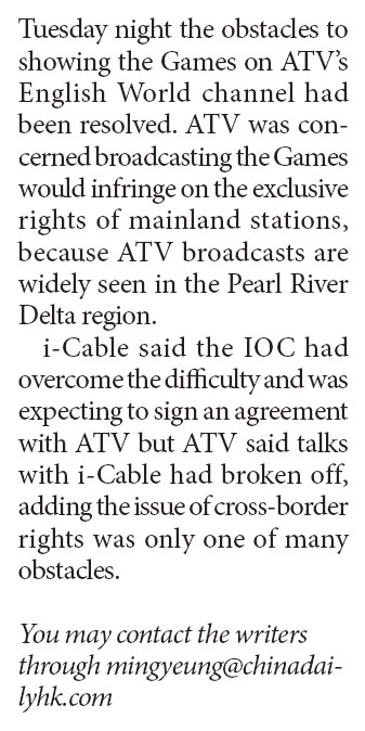 Free TV runners take Olympics coverage squabble to IOC