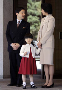 日本愛子公主長大了！家門口公開亮相