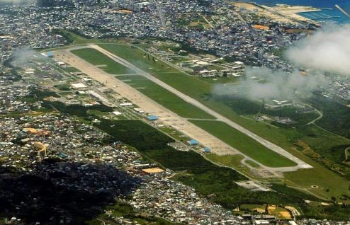 普天間機(jī)場(chǎng)臨搬遷 日媒公開機(jī)場(chǎng)全景圖