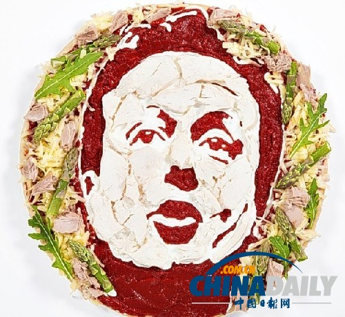 名人臉譜披薩出爐 凱特、辣妹、奧巴馬個(gè)個(gè)美味