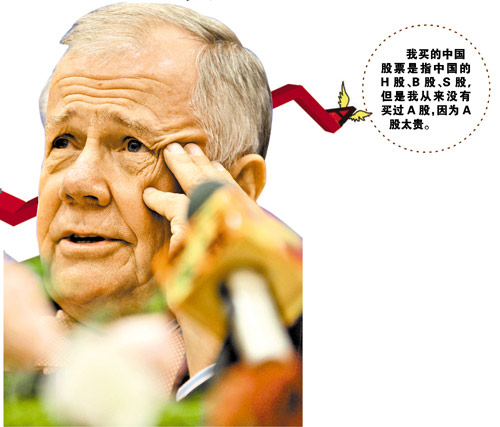 羅杰斯:中國房價(jià)太高不會買 現(xiàn)在不宜買股票