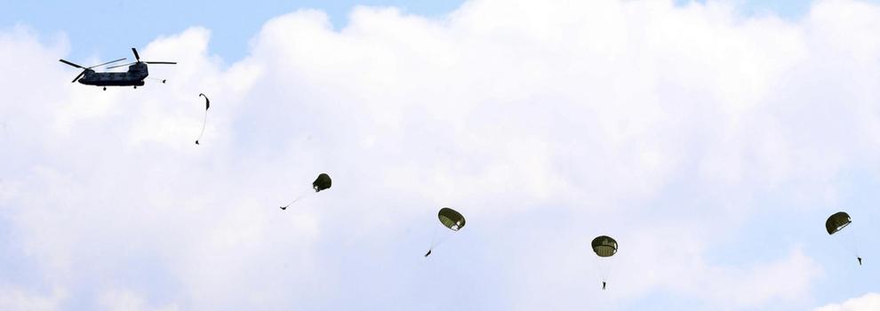 韓國特種部隊舉行軍事演習(xí)
