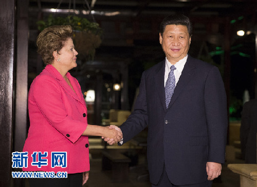 習近平會見巴西總統(tǒng) 強調加強合作是堅定戰(zhàn)略選擇