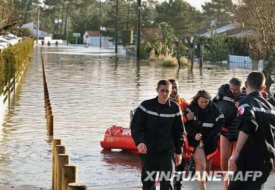 強風暴襲擊歐洲 法國45人死亡百萬戶停電