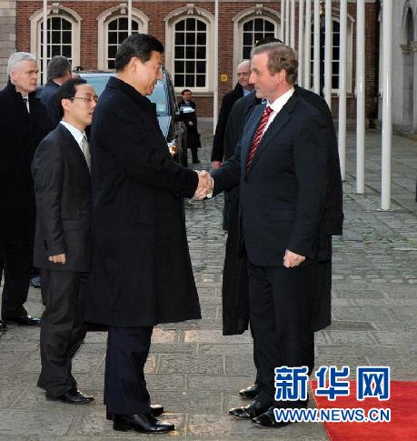 習(xí)近平同愛爾蘭總理肯尼會談