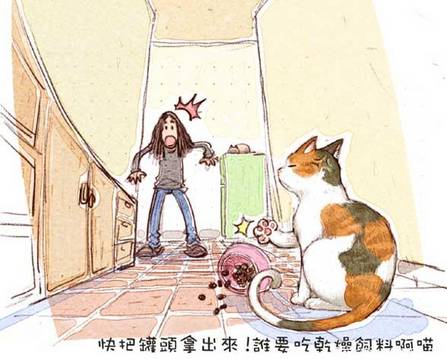 挑食的貓咪
