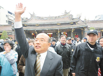 蘇貞昌今宣布選臺(tái)北市長(zhǎng)