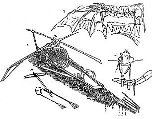 達(dá)芬奇夢想500年后成現(xiàn)實(shí) 加成功研發(fā)人力撲翼機(jī)