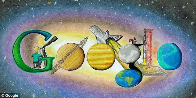 我的夢想在太空！美七歲男童成史上最小谷歌涂鴉作者