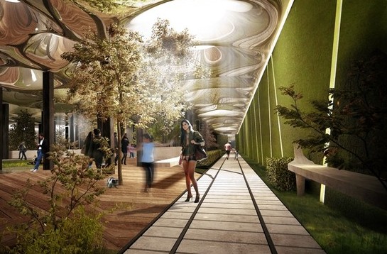 建筑師欲建造地下公園 陽(yáng)光充足可種花草樹(shù)木