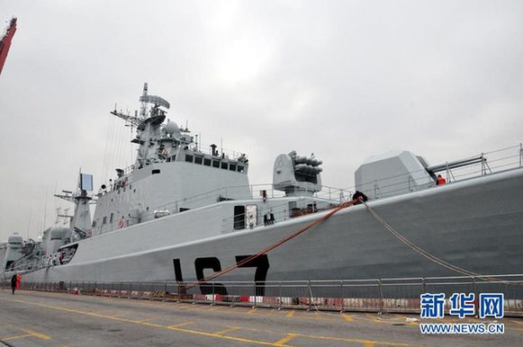 海軍深圳號(hào)驅(qū)逐艦抵達(dá)深圳 26日將對(duì)公眾開放