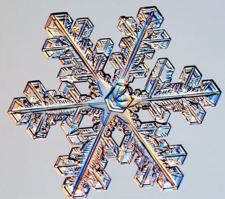 怎一個(gè)美字了得！美國(guó)科學(xué)家?guī)闶フQ看雪花(圖)