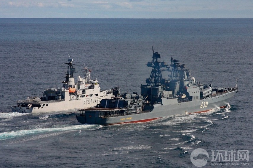 高清：實(shí)拍俄羅斯海軍各型艦艇大洋巡航