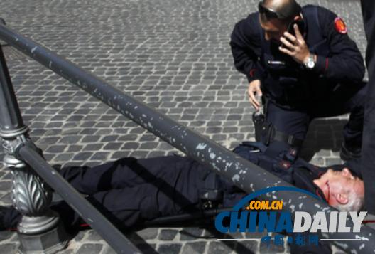 意大利總理府廣場發(fā)生槍擊事件 3人受傷