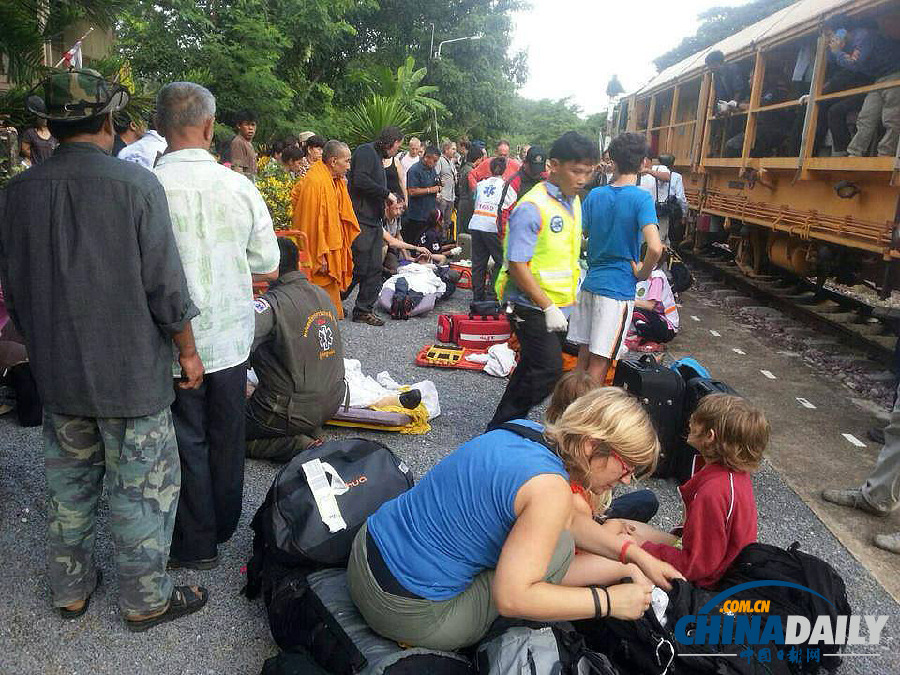 泰國一列火車脫軌 約30名乘客受傷包含1名中國人