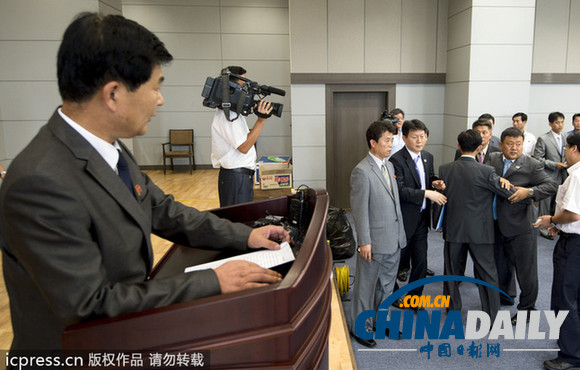 朝韓會談爆發(fā)肢體沖突 朝方關(guān)停電梯令韓方陷被動