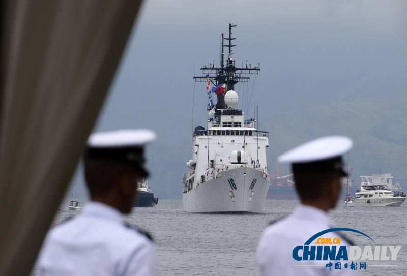 菲律賓海軍第二艘購自美國“漢密爾頓級(jí)”巡邏艦抵菲（組圖）