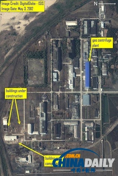 美機(jī)構(gòu)稱(chēng)朝鮮增建濃縮鈾工廠 或可制兩枚核武器（圖）