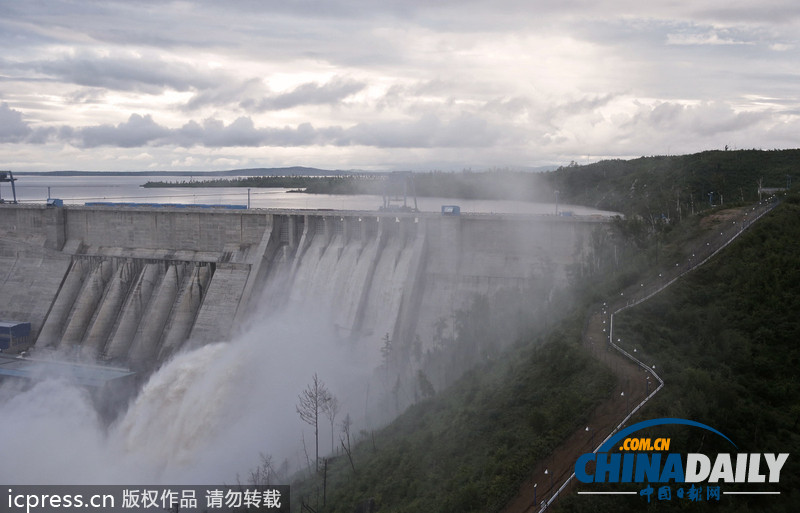 俄羅斯阿穆爾河水位上漲 城市進入緊急狀態(tài)（高清組圖）