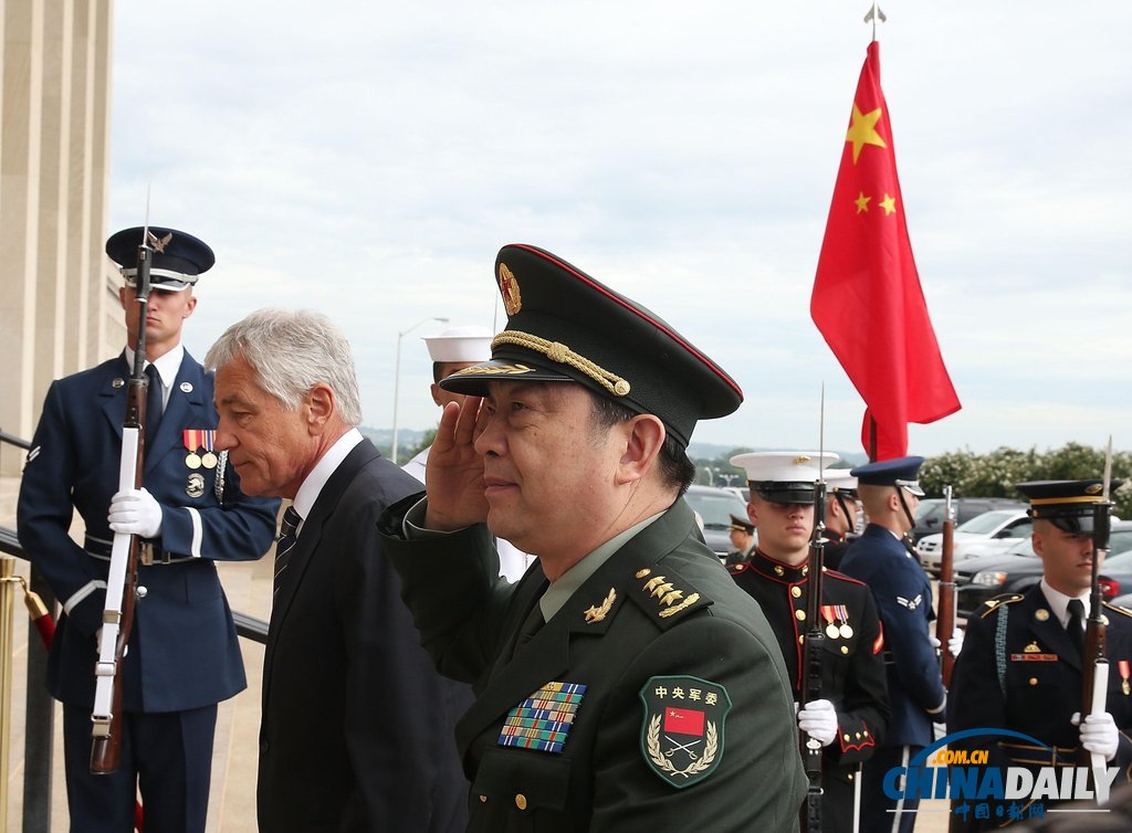 中美防長(zhǎng)舉行會(huì)談美方支持中國崛起 兩軍將建立互信（組圖）