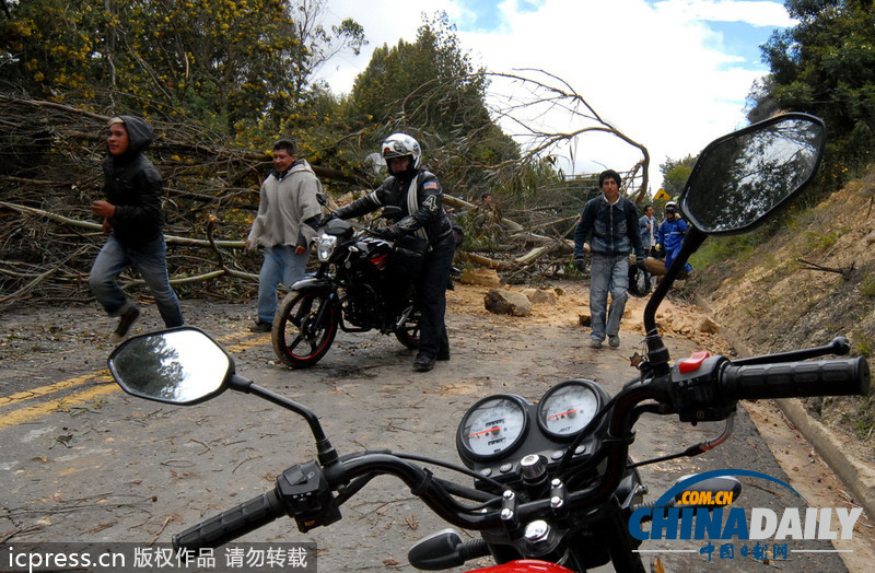 哥倫比亞全國(guó)大罷工要求下調(diào)汽油價(jià)格 引發(fā)警民沖突（組圖）