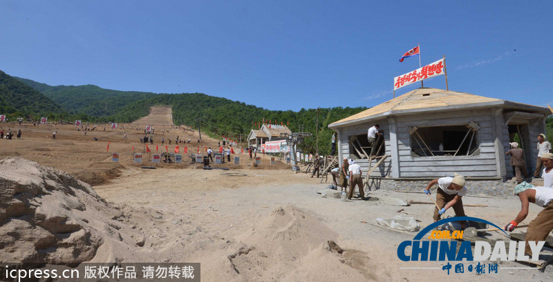 朝鮮突擊建設(shè)馬息嶺滑雪場 響應(yīng)金正恩號召