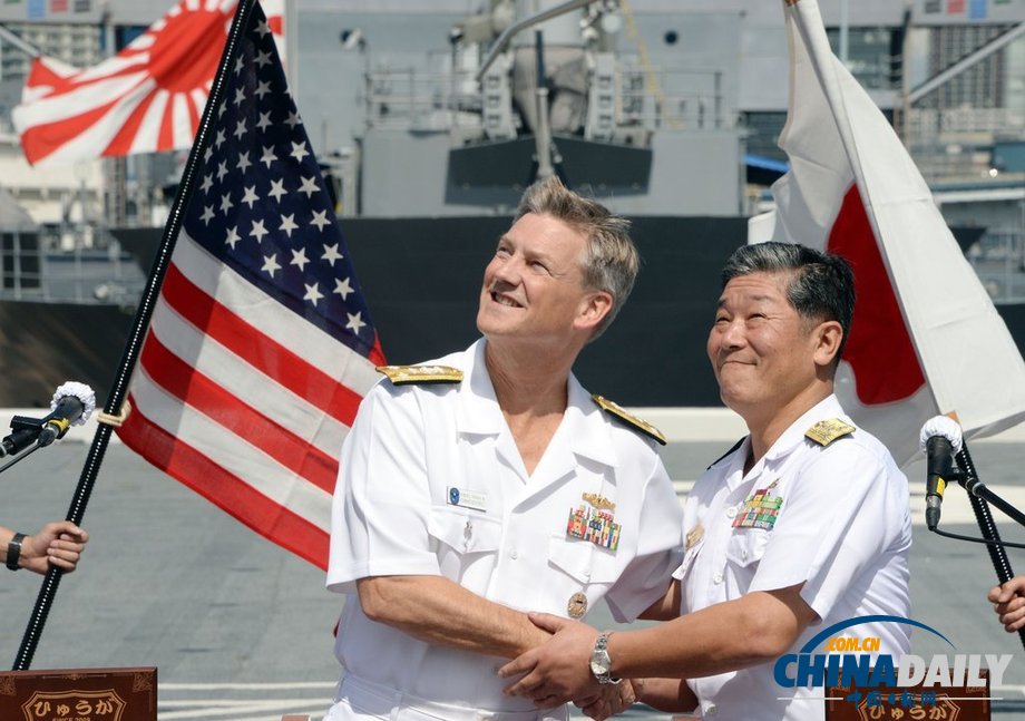 美國(guó)第七艦隊(duì)的指揮艦“藍(lán)嶺號(hào)”抵日本進(jìn)行友好訪問（高清組圖）