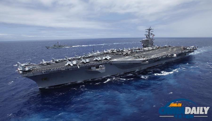 美國“尼米茲”號航母紅海待命 或參與對敘軍事行動(dòng)