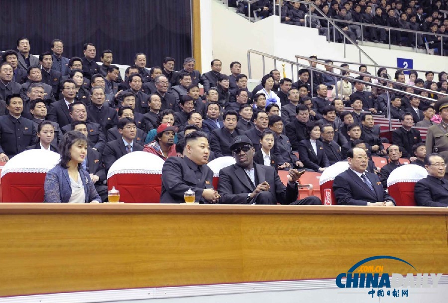 美國前NBA球星羅德曼抵達平壤 盼與金正恩共進晚餐