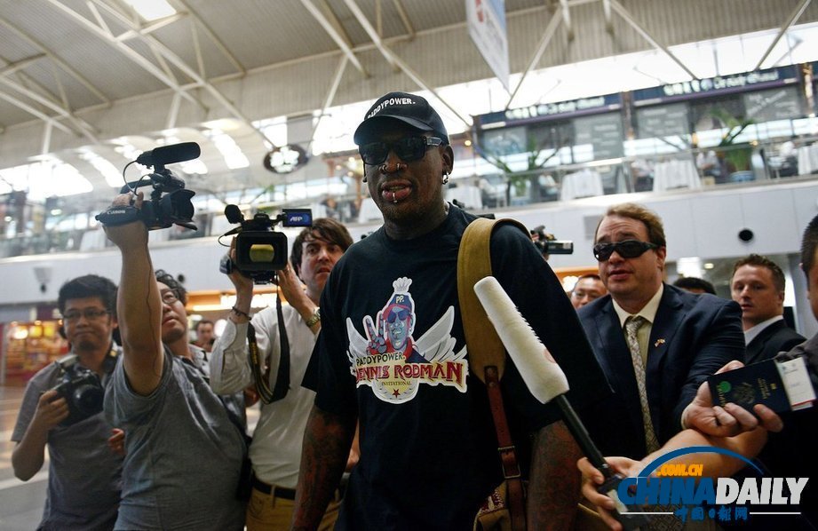 美國(guó)前NBA球星羅德曼抵達(dá)平壤 盼與金正恩共進(jìn)晚餐