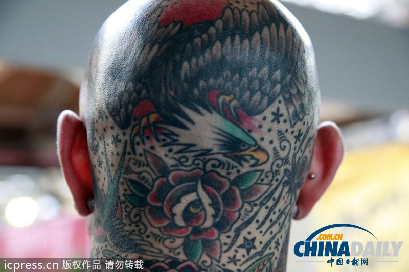 英國舉辦國際紋身大會(huì) 另類藝術(shù)令人瞠目