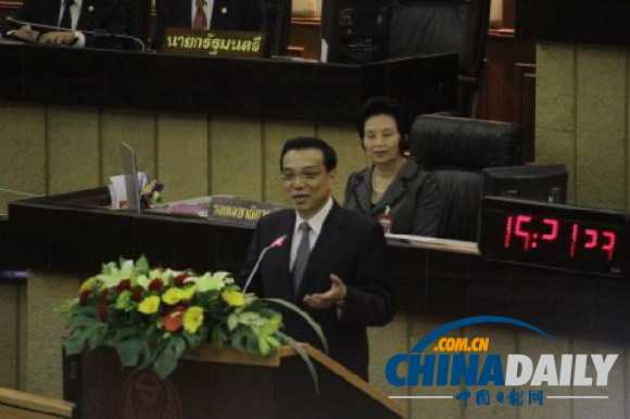 泰媒：李克強(qiáng)稱(chēng)中泰關(guān)系可成為中國(guó)加強(qiáng)與東盟他國(guó)關(guān)系榜樣