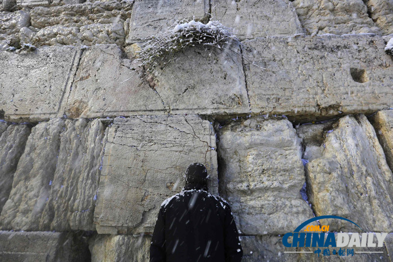 耶路撒冷遇罕見暴風(fēng)雪 克里仍有望會(huì)見內(nèi)塔尼亞胡