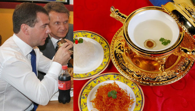 年終盤點(diǎn)：2013年各國(guó)政要美食地圖