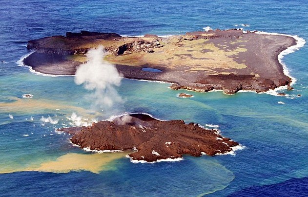 日本新火山島急劇“長(zhǎng)大” 或成永久性島嶼