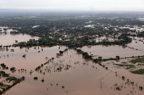 Tropical storm swept Guatemala