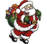 How did the idea for Santa Claus originate?