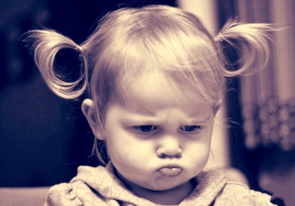 “寶寶不開心”英文咋說？