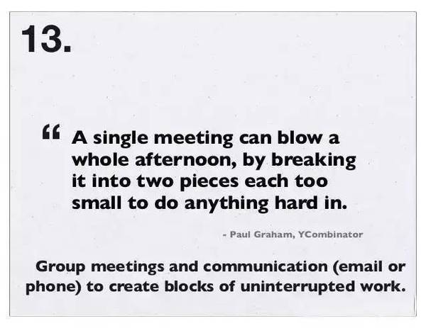 關于時間管理，扎克伯格用26張圖說清楚！