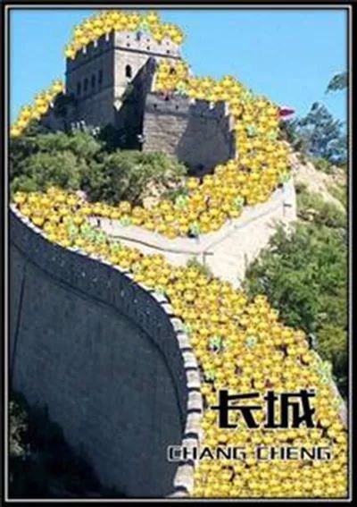 如何用英語表達國慶期間“人山人海”？