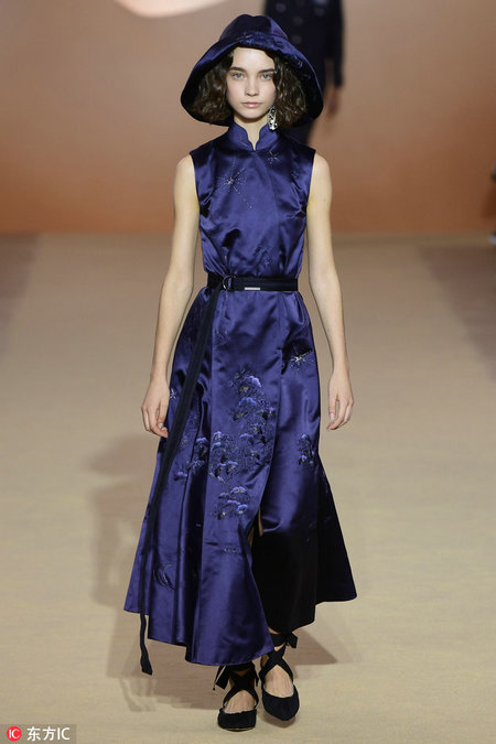 2018年時(shí)尚界刮起“中國風(fēng)”（組圖）