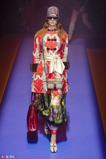2018年時(shí)尚界刮起“中國(guó)風(fēng)”（組圖）