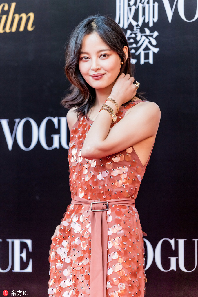 明星模特齊聚VogueFilm時(shí)裝電影展 楊冪劉詩詩美出新高度（組圖）