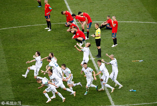 世界杯淘汰賽上演兩場點(diǎn)球大戰(zhàn) 俄羅斯、克羅地亞攜手晉級