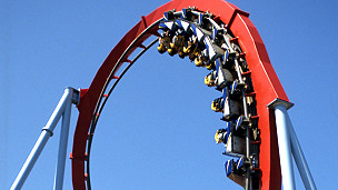 Screaming for fun 坐過(guò)山車(chē)的刺激和狂叫