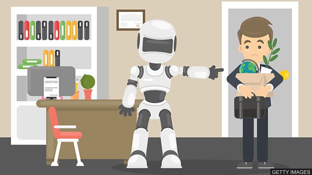 Will robots cost us our jobs? 機(jī)器人會(huì)搶走我們的飯碗嗎？