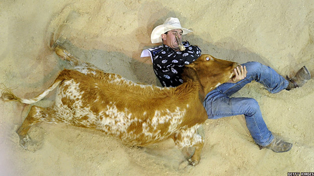 To take the bull by the horns 勇敢果斷面對(duì)困難