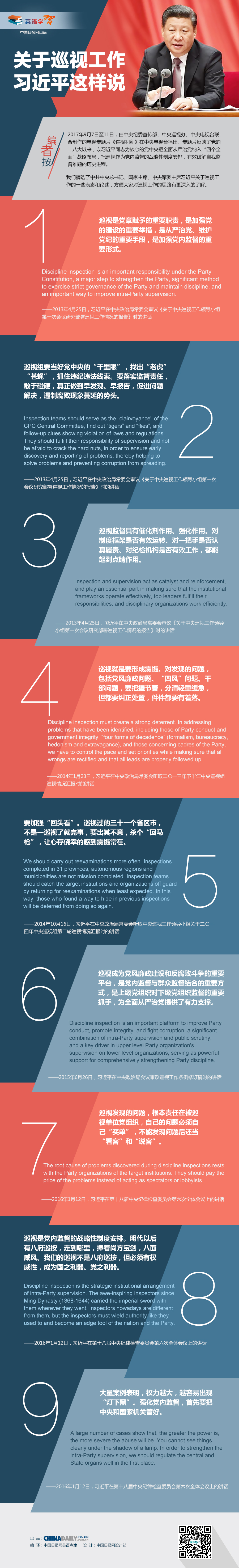 關(guān)于巡視工作，習(xí)近平這樣說(shuō)