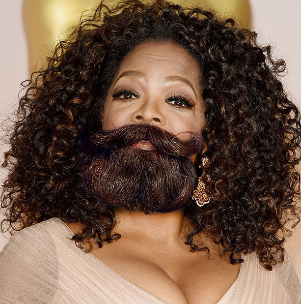 畫上胡子毫無(wú)違和感的美艷女星